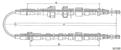 Трос CABOR 10.530