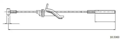 Трос CABOR 10.5363