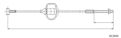 Трос CABOR 10.5416