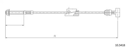 Трос CABOR 10.5418