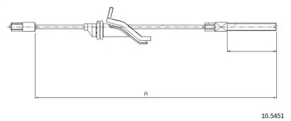 Трос CABOR 10.5451