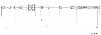 Трос CABOR 10.5461