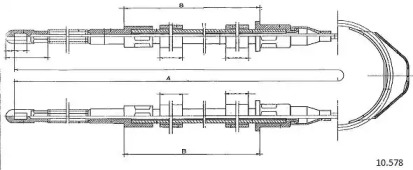 Трос CABOR 10.578
