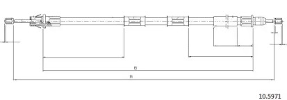 Трос CABOR 10.5971