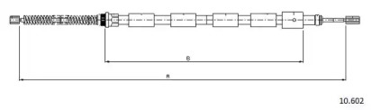 Трос CABOR 10.602