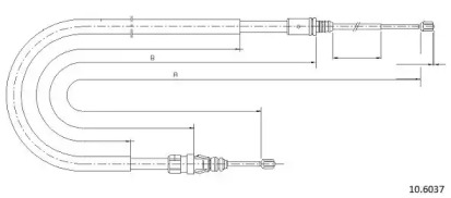 Трос CABOR 10.6037