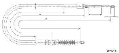 Трос CABOR 10.6046