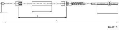 Трос CABOR 10.6216