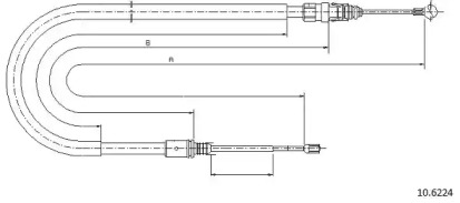 Трос CABOR 10.6224