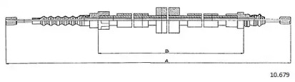 Трос CABOR 10.679