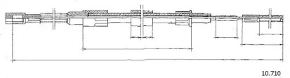 Трос CABOR 10.710