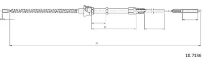 Трос CABOR 10.7136