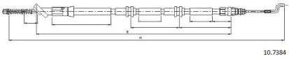 Трос CABOR 10.7384