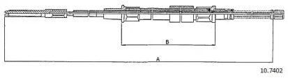 Трос CABOR 10.7402