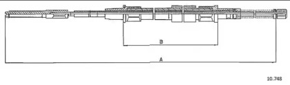 Трос CABOR 10.748