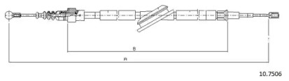 Трос CABOR 10.7506