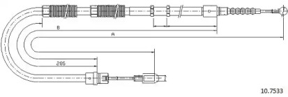 Трос CABOR 10.7533