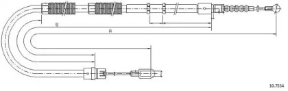 Трос CABOR 10.7534