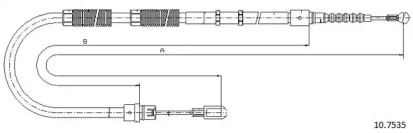 Трос CABOR 10.7535