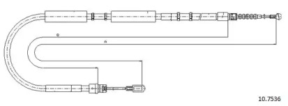 Трос CABOR 10.7536
