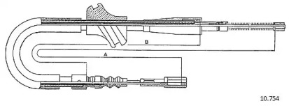 Трос CABOR 10.754