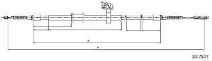 Трос CABOR 10.7547