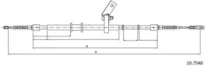 Трос CABOR 10.7548