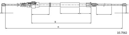 Трос CABOR 10.7562