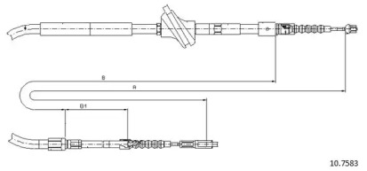 Трос CABOR 10.7583