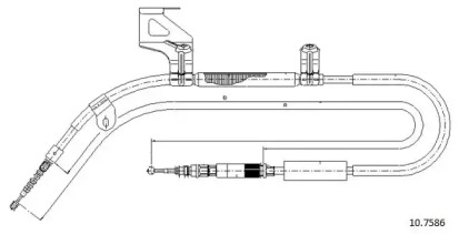 Трос CABOR 10.7586