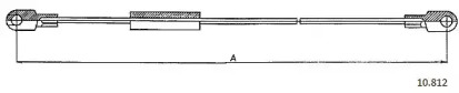 Трос CABOR 10.812
