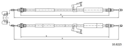 Трос CABOR 10.8225
