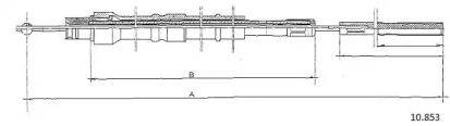 Трос CABOR 10.853