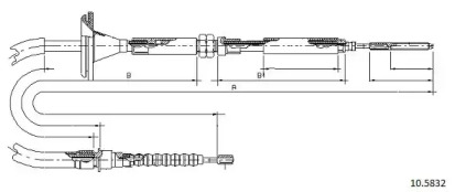 Трос CABOR 10.8532