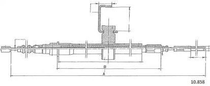 Трос CABOR 10.858
