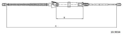 Трос CABOR 10.9034