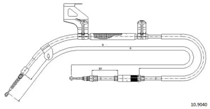 Трос CABOR 10.9040