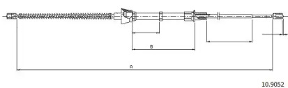 Трос CABOR 10.9052