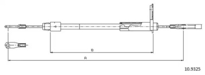 Трос CABOR 10.9325