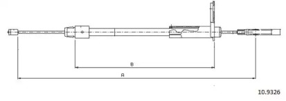 Трос CABOR 10.9326