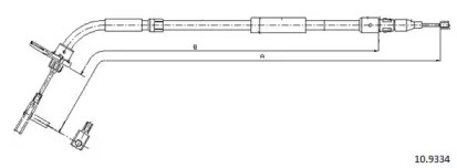 Трос CABOR 10.9334