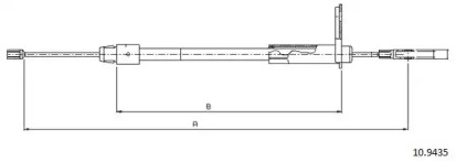 Трос CABOR 10.9435