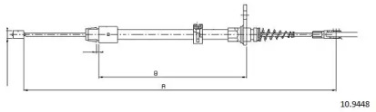 Трос CABOR 10.9448
