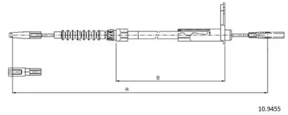 Трос CABOR 10.9455