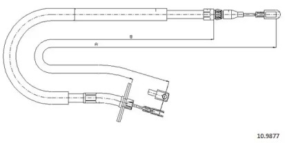 Трос CABOR 10.9877
