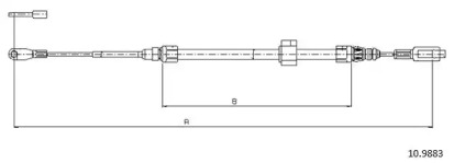 Трос CABOR 10.9883