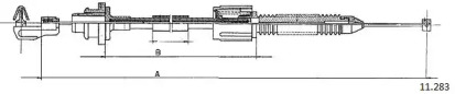 Трос CABOR 11.0283