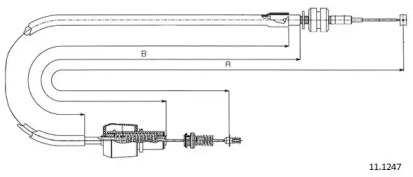 Трос CABOR 11.1247