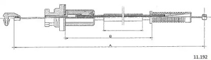 Трос CABOR 11.192