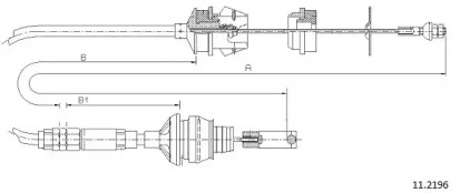 Трос CABOR 11.2196